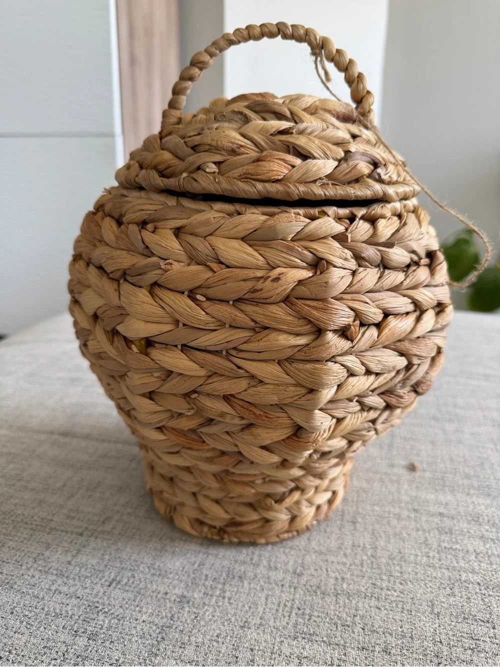 Halloween Skull Rattan / Wicker Basket 12